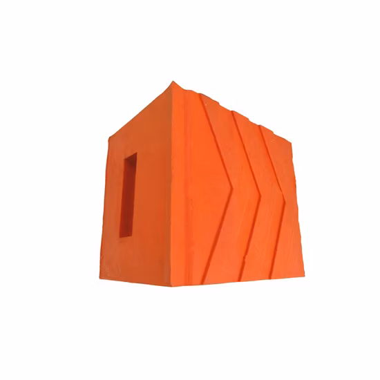 10 Ton Load Mini PU Foam Polyurethane Urethane Wheel Stopper Wheel Chock for Car Vehicle RV Trailer